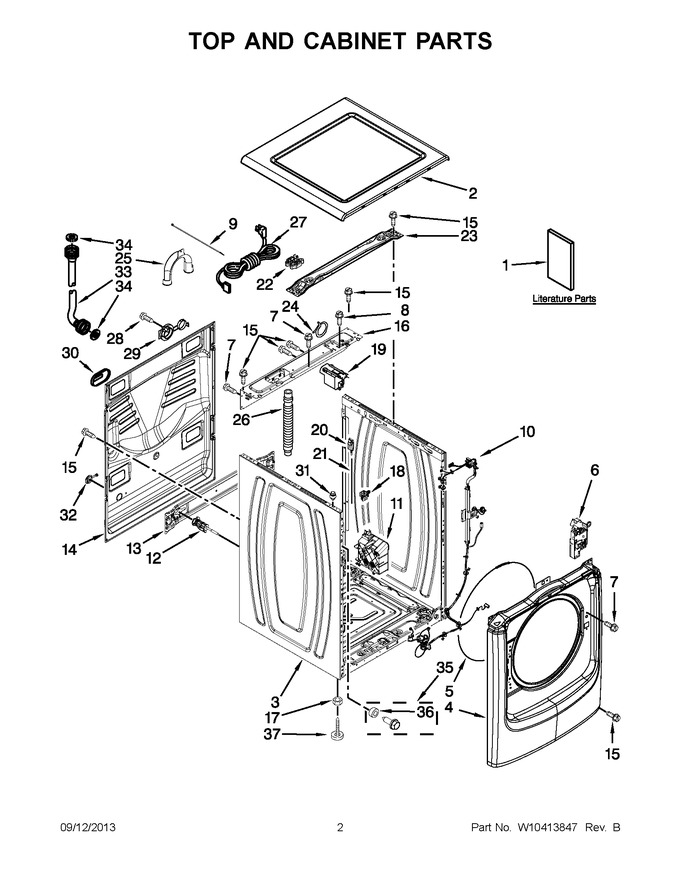 Diagram for MHW7000XW2