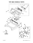 Diagram for 01 - Top And Console Parts