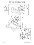 Diagram for 01 - Top And Console Parts