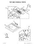 Diagram for 01 - Top And Console Parts