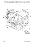 Diagram for 03 - Upper Cabinet And Front Panel Parts