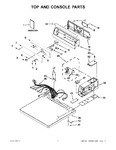 Diagram for 01 - Top And Console Parts