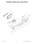 Diagram for 02 - Control Panel And Latch Parts