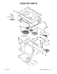 Diagram for 01 - Cooktop Parts