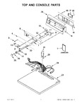 Diagram for 01 - Top And Console Parts