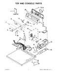 Diagram for 01 - Top And Console Parts