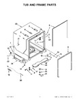 Diagram for 05 - Tub And Frame Parts