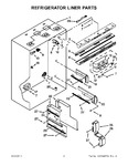 Diagram for 05 - Refrigerator Liner Parts