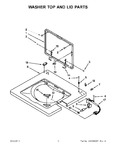 Diagram for 07 - Washer Top And Lid Parts