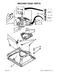 Diagram for 10 - Machine Base Parts