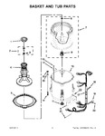 Diagram for 04 - Basket And Tub Parts