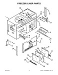 Diagram for 06 - Freezer Liner Parts