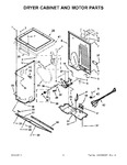 Diagram for 04 - Dryer Cabinet And Motor Parts