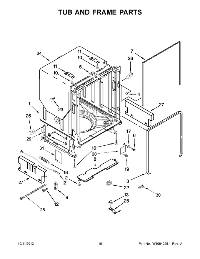 Diagram for JDB8700AWS3