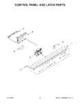 Diagram for 03 - Control Panel And Latch Parts