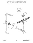 Diagram for 08 - Upper Wash And Rinse Parts