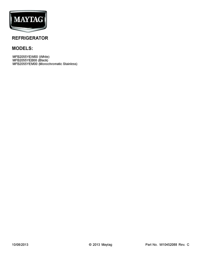 Diagram for MFB2055YEM00