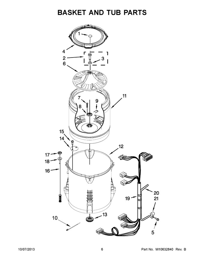 Diagram for MVWX600BW0