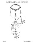 Diagram for 05 - Gearcase, Motor And Pump Parts