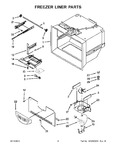 Diagram for 03 - Freezer Liner Parts