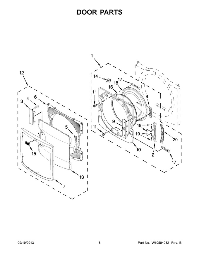 Diagram for YMED6000XR3