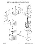 Diagram for 10 - Motor And Ice Container Parts