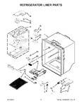 Diagram for 04 - Refrigerator Liner Parts