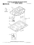 Diagram for 01 - Cooktop, Burner And Grate Parts