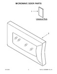 Diagram for 02 - Microwave Door Parts