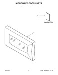 Diagram for 02 - Microwave Door Parts