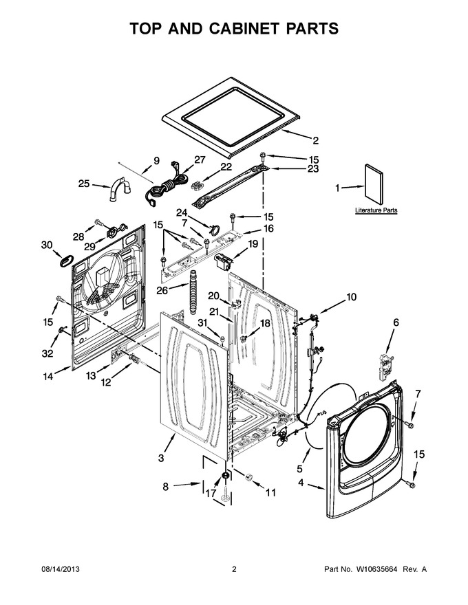 Diagram for MHW4000BW1