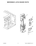 Diagram for 05 - Microwave Latch Board Parts