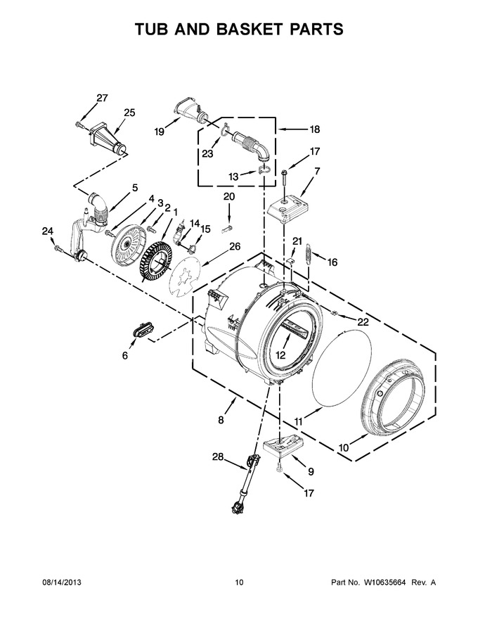 Diagram for MHW4000BW1