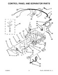 Diagram for 03 - Control Panel And Separator Parts