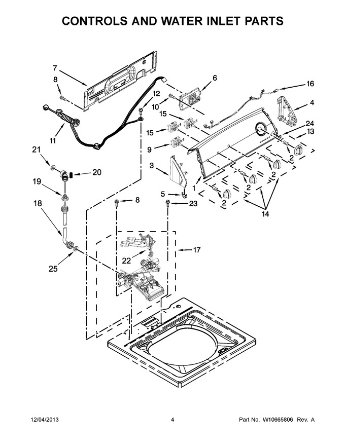 Diagram for 4GATW4900YW2