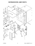 Diagram for 03 - Refrigerator Liner Parts