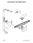 Diagram for 08 - Upper Wash And Rinse Parts