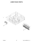 Diagram for 11 - Lower Rack Parts