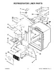 Diagram for 04 - Refrigerator Liner Parts