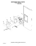 Diagram for 08 - Dispenser Front Parts