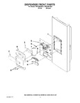 Diagram for 08 - Dispenser Front Parts