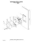 Diagram for 08 - Dispenser Front Parts