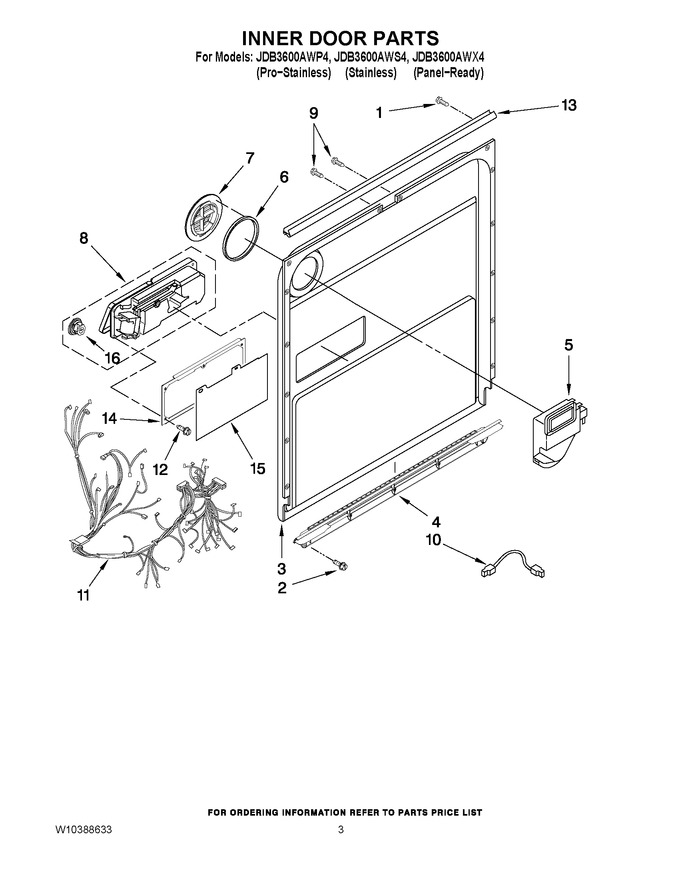 Diagram for JDB3600AWX4