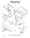 Diagram for 06 - Freezer Liner Parts