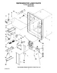 Diagram for 02 - Refrigerator Liner Parts