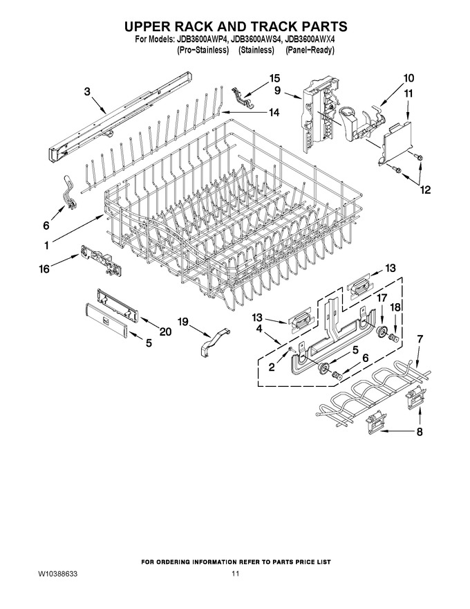 Diagram for JDB3600AWS4