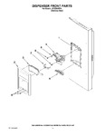 Diagram for 08 - Dispenser Front Parts