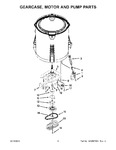 Diagram for 05 - Gearcase, Motor And Pump Parts