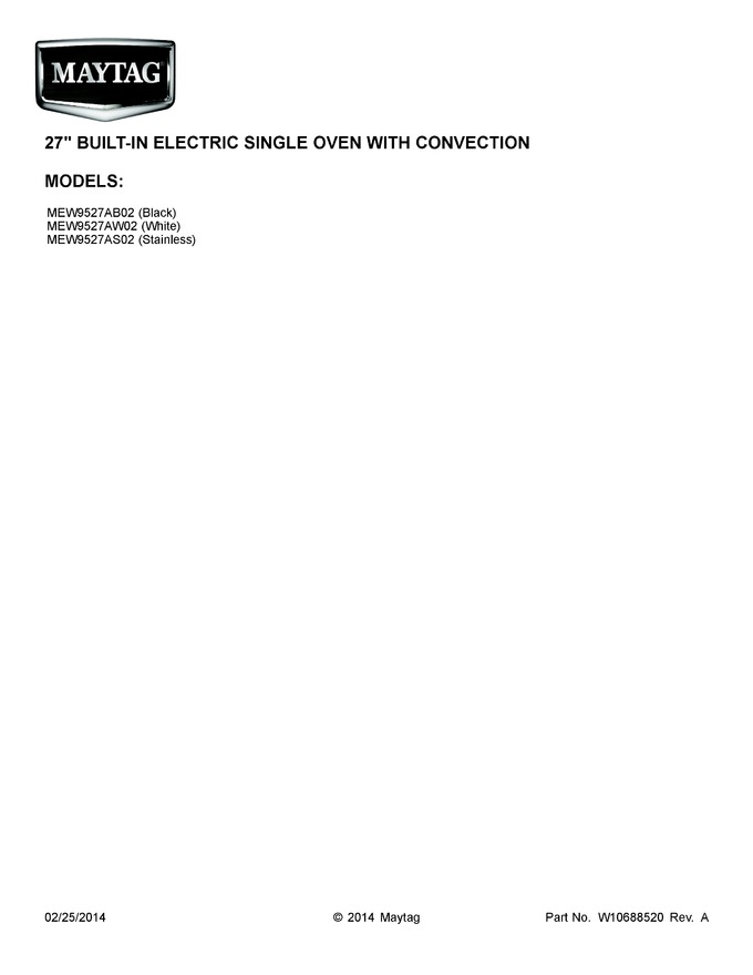 Diagram for MEW9527AB02