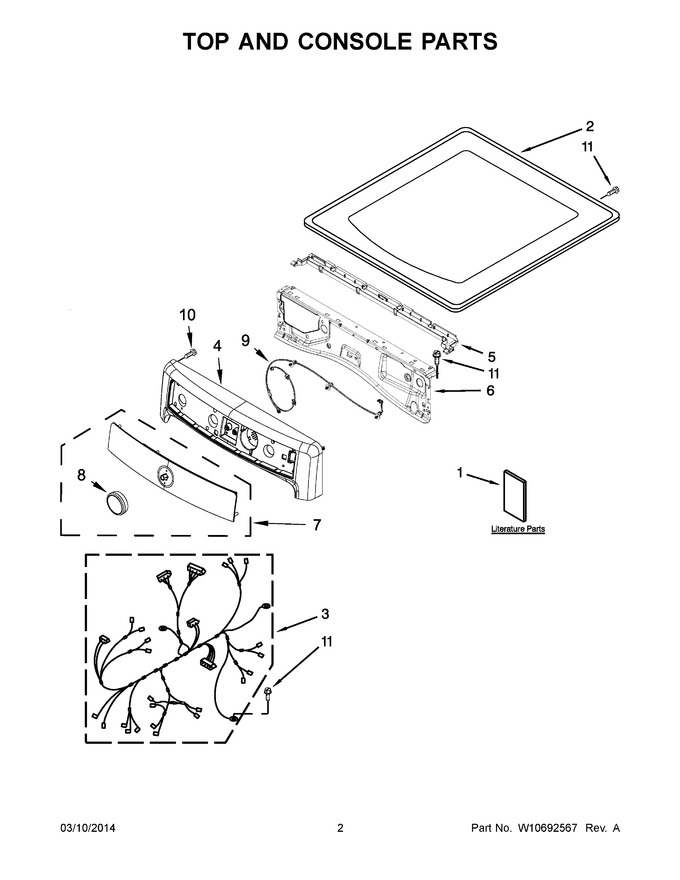 Diagram for MGD4100DW0